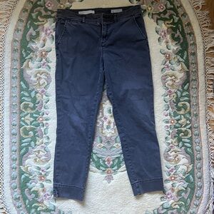 pilcro and the letterpress cropped charcoal chino size 29